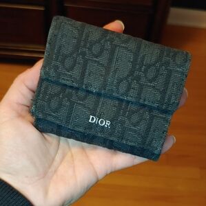 Dior Jacquard Tri Fold Wallet